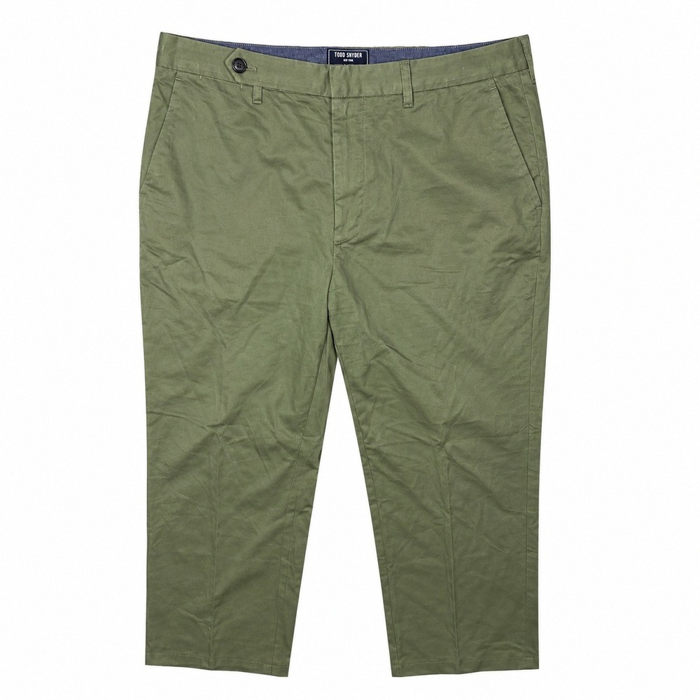 Todd Snyder Pants Mens 33x32 Italian Cotton Tab Chino Olive Green Trousers